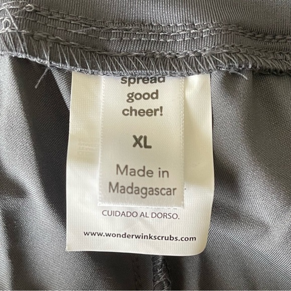 NWT WonderWink W123 Medical Scrubs-Gray-Size Women’s XL in pkg - Picture 8 of 10